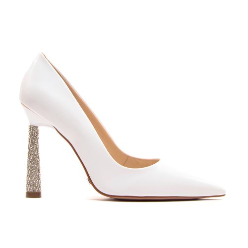 Scarpin Branco Salto Fino Cecconello 1912003-1