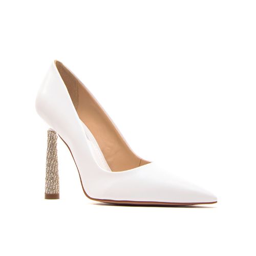 Scarpin Branco Salto Fino Cecconello 1912003-1