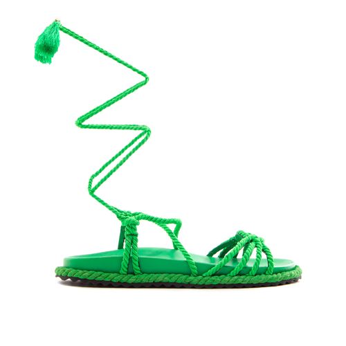 Sandália Papete Verde Cecconello 2038001-5