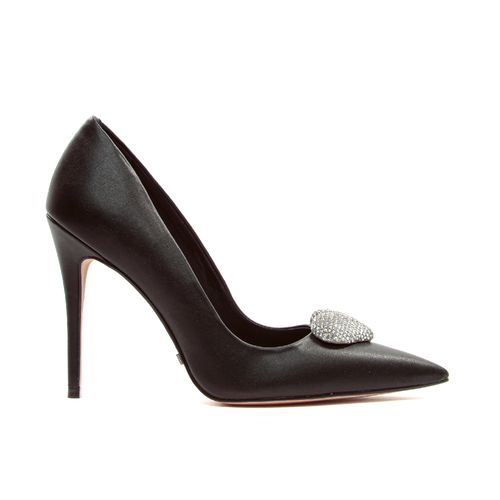 Scarpin Preto Salto Alto Fino Cecconello 2130007-3