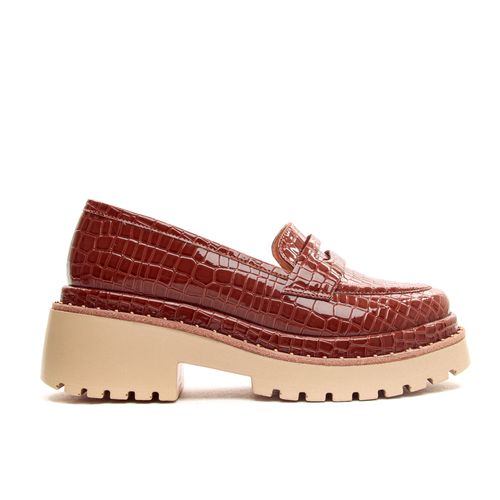 Sapato Oxford Croco Marrom Cecconello 2298001-3