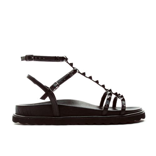SandÁlia Papete Couro Preto Cecconello 2386004-17