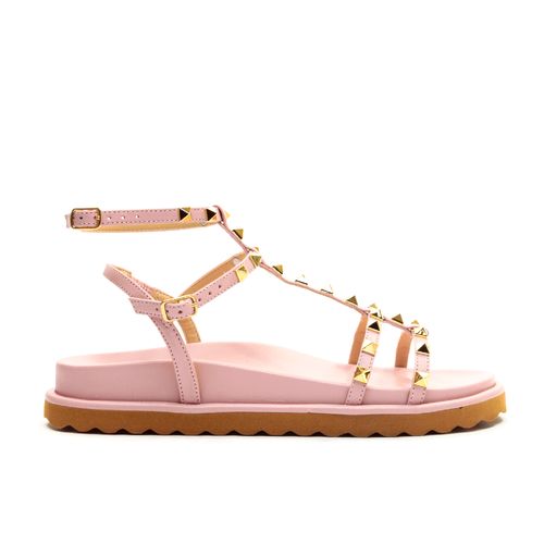 SandÁlia Papete Couro Rosa Cecconello 2386004-16