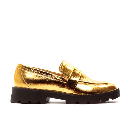 Sapato Oxford Couro Ouro Cecconello 2418001-3