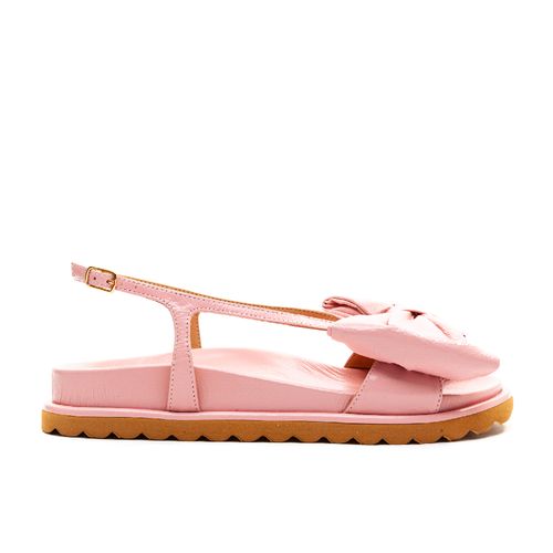 Sandália Papete Couro Rosa Cecconello 2386002-1