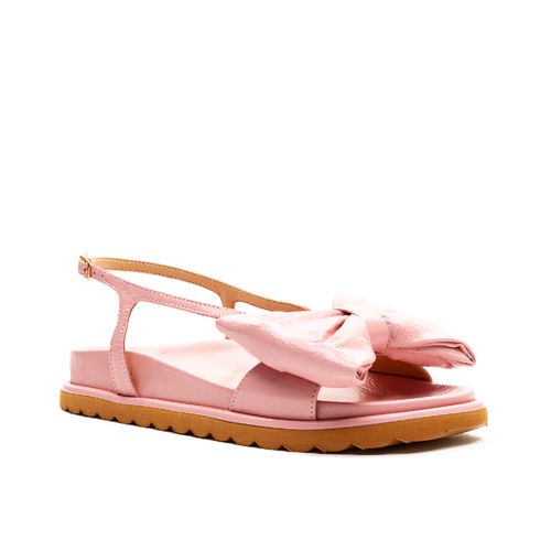 Sandália Papete Couro Rosa Cecconello 2386002-1