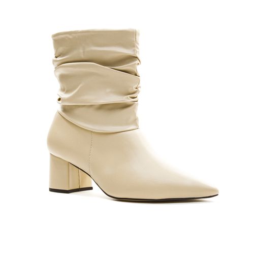 Bota Creme Slouchy Cano Curto Cecconello 1905001-11