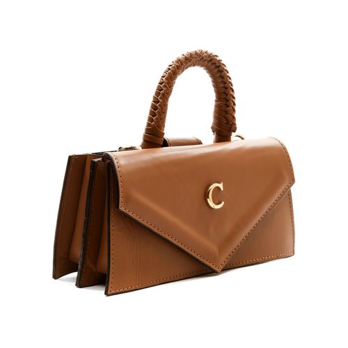 Bolsa Kim Couro Marrom Cecconello C2324-2