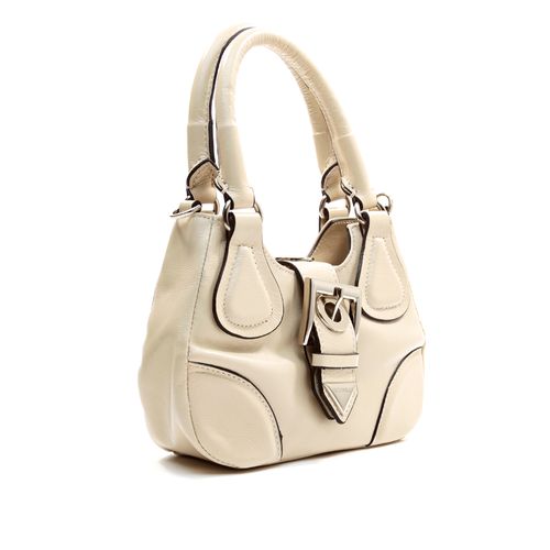 Bolsa Loris Couro Off White Cecconello 2322-3