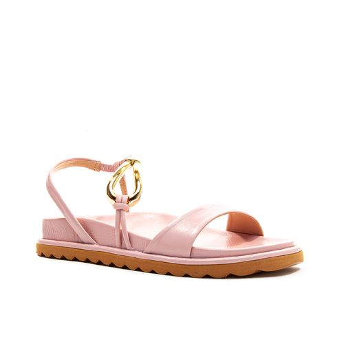 SandÁlia Papete Couro Rosa Cecconello 2386005-1