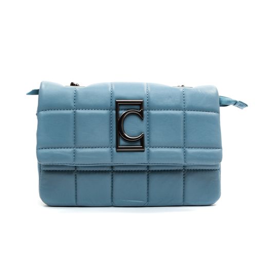 Bolsa Emma Couro Azul Cecconello C0039-3