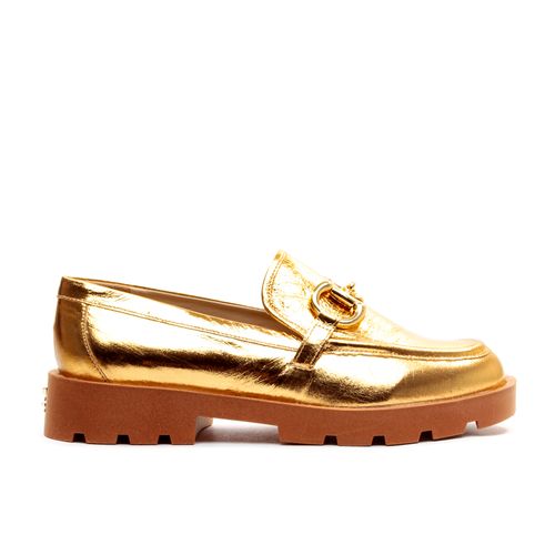 Sapato Oxford Couro Ouro Cecconello 2374012-3