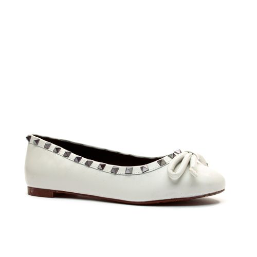Sapatilha Couro Branco ( Snow ) Cecconello 2408002-3