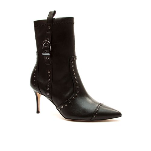 Bota Couro Preto Cano Curto Cecconello 2399005-1