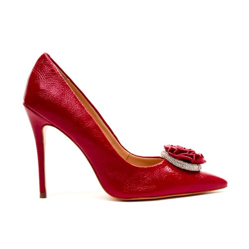 Scarpin Vermelho Salto Alto Cecconello 2396018-1