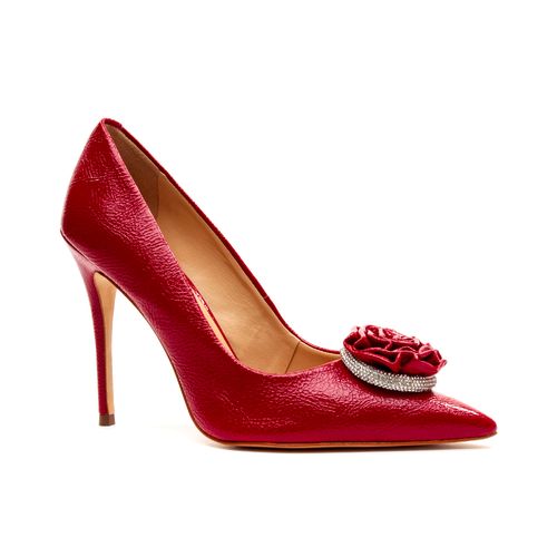 Scarpin Vermelho Salto Alto Cecconello 2396018-1