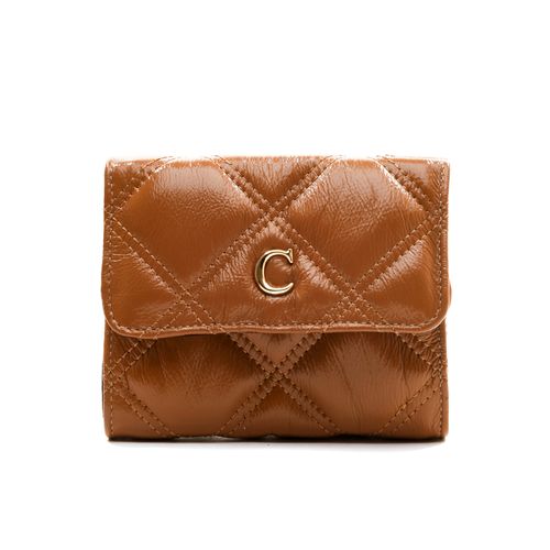 Bolsa Joy Couro Marrom Cecconello 2326-3