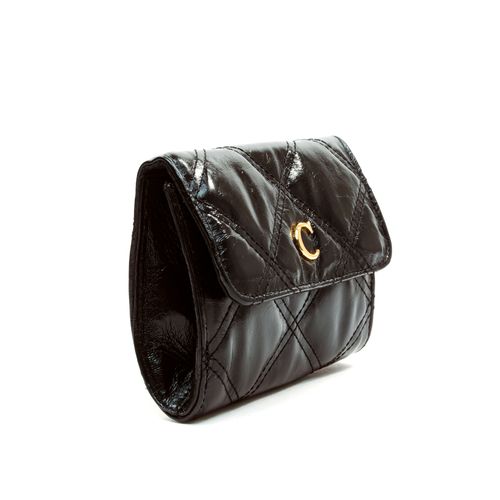 Bolsa Joy Couro Preto Cecconello 2326-2