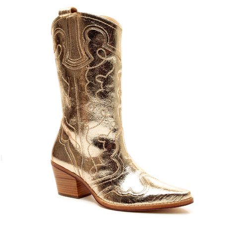 Bota Western Couro Ouro Cecconello 2260003-5