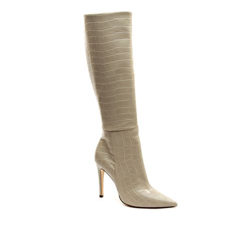 Bota Croco Creme Cano Longo Cecconello 1870014-38