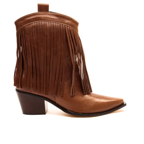 Bota Western Couro Marrom Cecconello 2382002-2