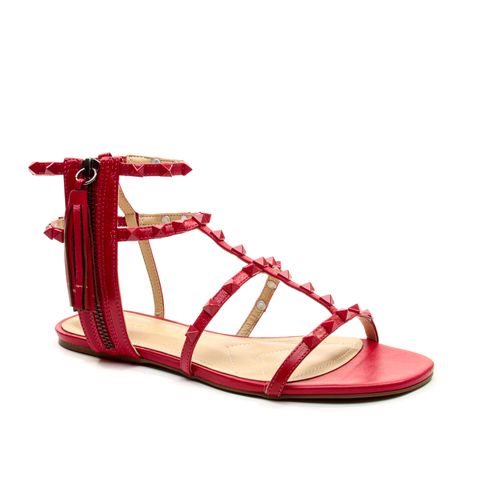 SandÁlia Rasteira Vermelho Cecconello 2415001-14
