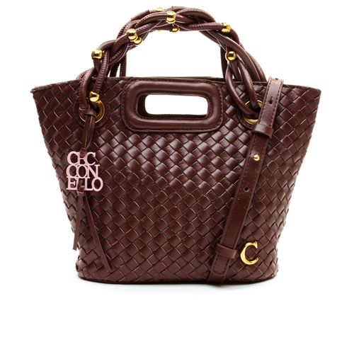 Bolsa Lucy Couro Marrom Cecconello C2540-3
