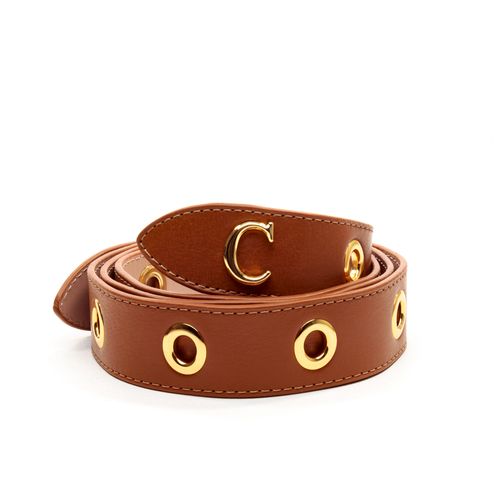 Cinto Lolla Couro Marrom Cecconello 7679-4