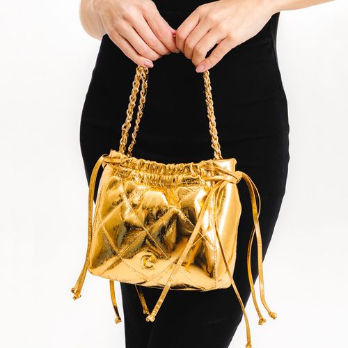 Bolsa Talia Couro Ouro Cecconello C2928-7