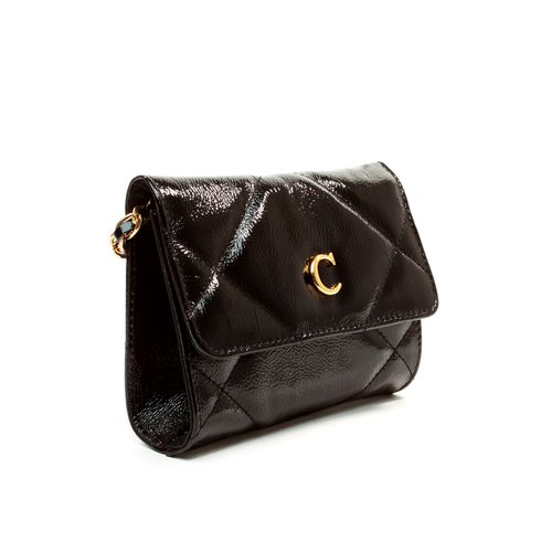 Bolsa Joy Couro Preto Cecconello C2925-1