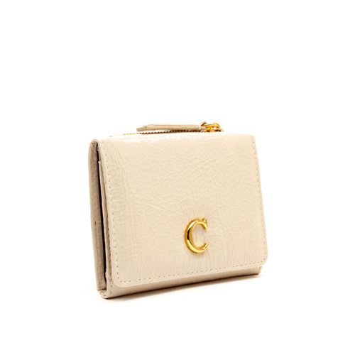 Carteira Izzy Couro Off White Cecconello C2942-6