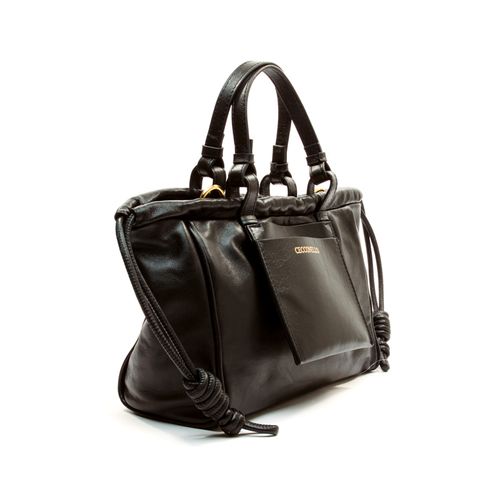 Bolsa Kali Couro Preto Cecconello Css2506-2