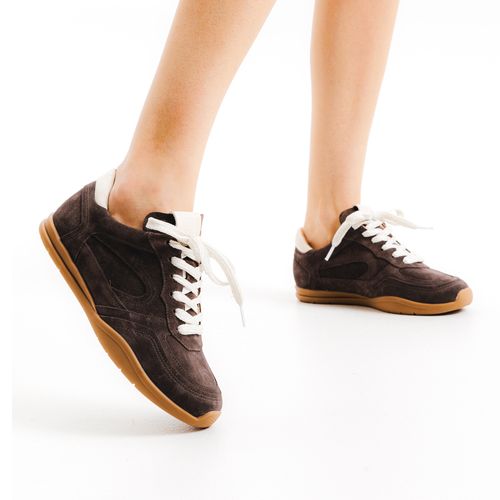 Tênis Casual Couro Marrom Cecconello 2617001-4