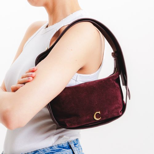 Bolsa Izza Couro Bordô Cecconello C2911a-7