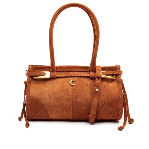 Bolsa Emma Couro Marrom Cecconello C2909-3