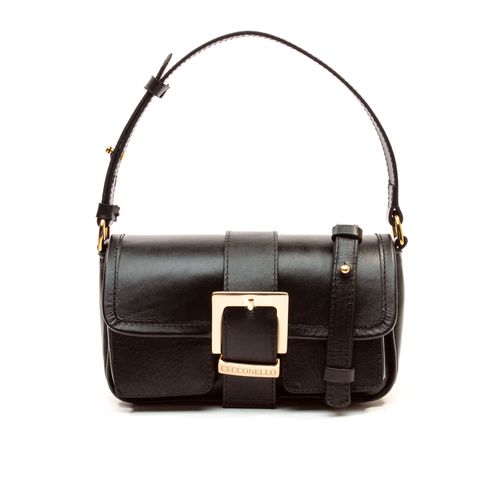 Bolsa Arya Couro Preto Cecconello C2905-9