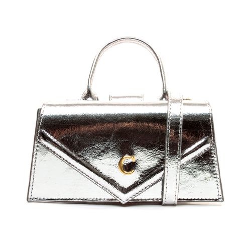 Bolsa Kim Couro Prata Cecconello C2932-10