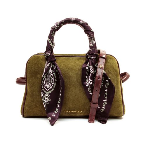 Bolsa Tessa Couro Verde Cecconello C2901-5