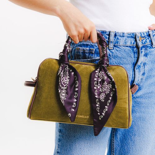 Bolsa Tessa Couro Verde Cecconello C2901-5