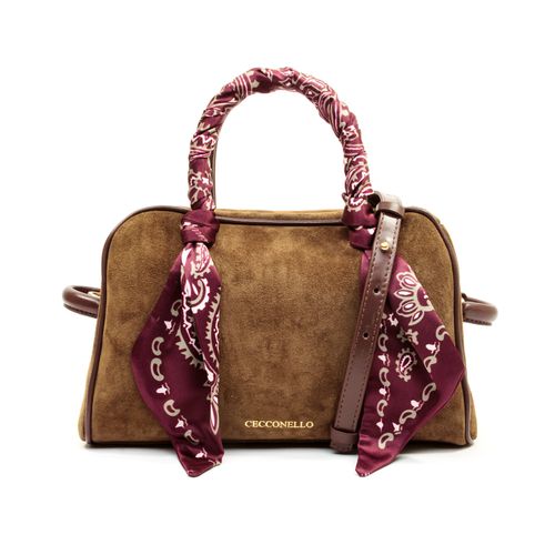 Bolsa Tessa Couro Marrom Cecconello C2901-2