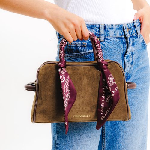 Bolsa Tessa Couro Marrom Cecconello C2901-2