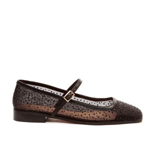 Sapatilha Couro Preto Cecconello 2623003-1