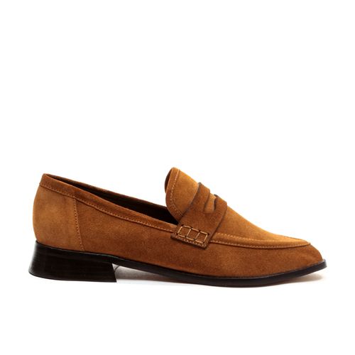 Oxford Couro Marrom Salto Bloco Baixo Cecconello 2646002-3