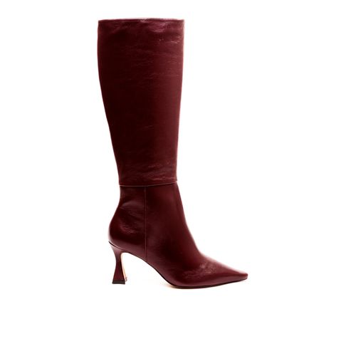 Bota Couro Bordô Cano Longo Cecconello 2632005-2