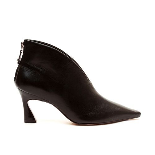 Bota Couro Preto Cano Curto Cecconello 2642001-1