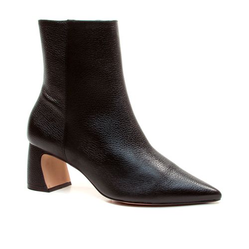 Bota Couro Preto Cano Curto Cecconello 2627001-18