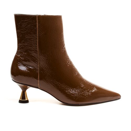 Bota Couro Marrom Cano Curto Cecconello 2620002-15