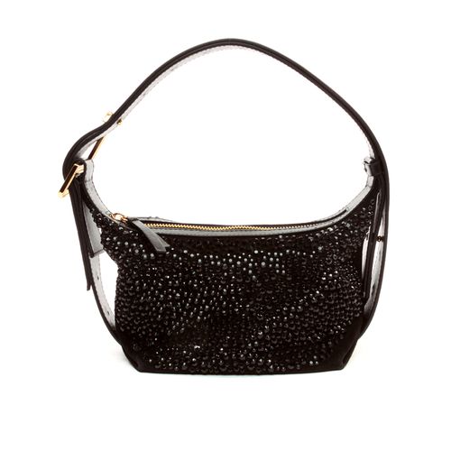 Bolsa Izza Couro Preto Cecconello C2911-2