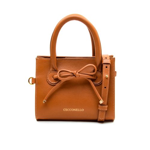 Bolsa Celina Couro Marrom Cecconello C2951-3