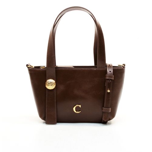 Bolsa Sophie Couro Marrom Cecconello C2950-3